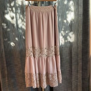 Lace Maxi Skirt